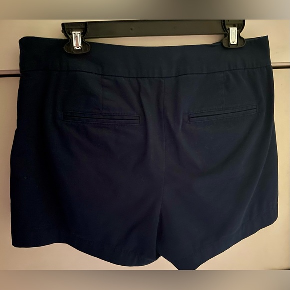 LOFT Navy 4” Shorts Military Gold Buttons in Perfect Condition Size 6 - Picture 4 of 5